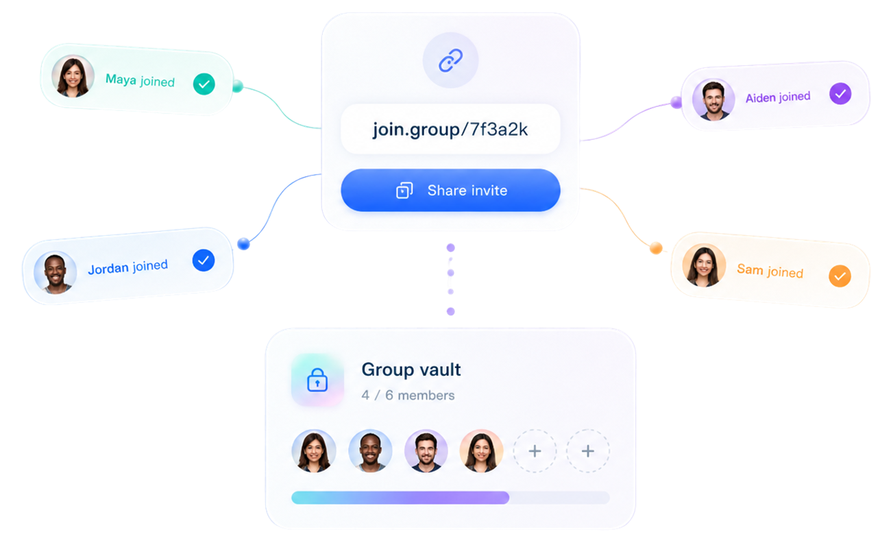 One link to join.